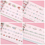 HASTHIP Washi Tape Set for DIY Crafts with 20 Rolls 2m Each in Blue Autumn Elk Style | Paper Decor