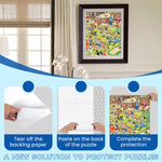 HASTHIP Puzzle Saver Sheets for 1000 Piece Puzzles with Self Adhesive 26x18cm | 8 Pack