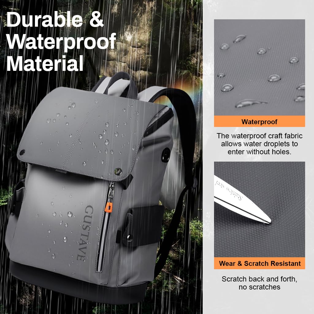 HASTHIP® Inch Laptop Backpack for Men, Premium Durable