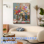 HASTHIP Paint by Numbers Kit for Adults and Kids with Brushes and Pigments 40x50cm | Retro Wildflower Bouquet Canvas Art Set