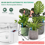HASTHIP Auto Drip Irrigation System for Indoor and Outdoor Plants with Solar Water Timer | 3 PCS Rechargeable Self Watering Setup