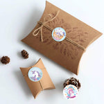 HASTHIP Unicorn Stickers for Kids DIY Crafts and Gift Bags 2000 pcs 1 inch Self Adhesive | Colorful Paper Decorations