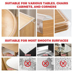 HASTHIP Edge Protector for Baby Proofing with 16.4 ft Strip and Clear Triangle Guards