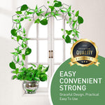 HASTHIP Garden Chain Trellis for Climbing Plants featuring 36PCS 228cm Hexagon Metal Design | Indoor Outdoor Vine Support