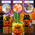 HASTHIP Halloween Treat Bags for Party Favors with Bunny Ear Closure 50Pcs 14x23cm EVA