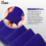 HASTHIP® 5 pair Finger Sleeves Protectors for Pain Relief, Arthritis, Trigger Finger Adjustable Finger Splint Thumb Splint