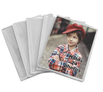 HASTHIP® 40-Photo Clear Cover Photo Albums, 4x6-Inch, 4-Pack to Store and Display Memories, Vacations, Events, Weddings-ClearPlastic