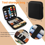 HASTHIP Leather Sewing Kit for Upholstery Repair with 59 Pcs Needles and Waxed Thread