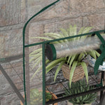 HASTHIP Mini Greenhouse for Indoor and Outdoor Gardening with Triple-Layer Shelf 59x39x126cm