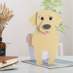 HASTHIP Dog Planter for Indoor and Outdoor Decoration with DIY Assembly | 24.5x13.5x18.5 cm PVC Golden Retriever Pot