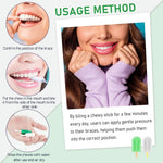 HASTHIP Chewies for Invisalign Aligner 4PCS with Mint Flavor and Food Grade Safety | Portable Tray Seaters for Clear Aligners