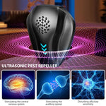HASTHIP Ultrasonic Pest Repeller for Indoor Home Use with Smart Frequency Technology | Silent Plug-In Pest Control Device for Rodents, Mosquitoes and Cockroaches