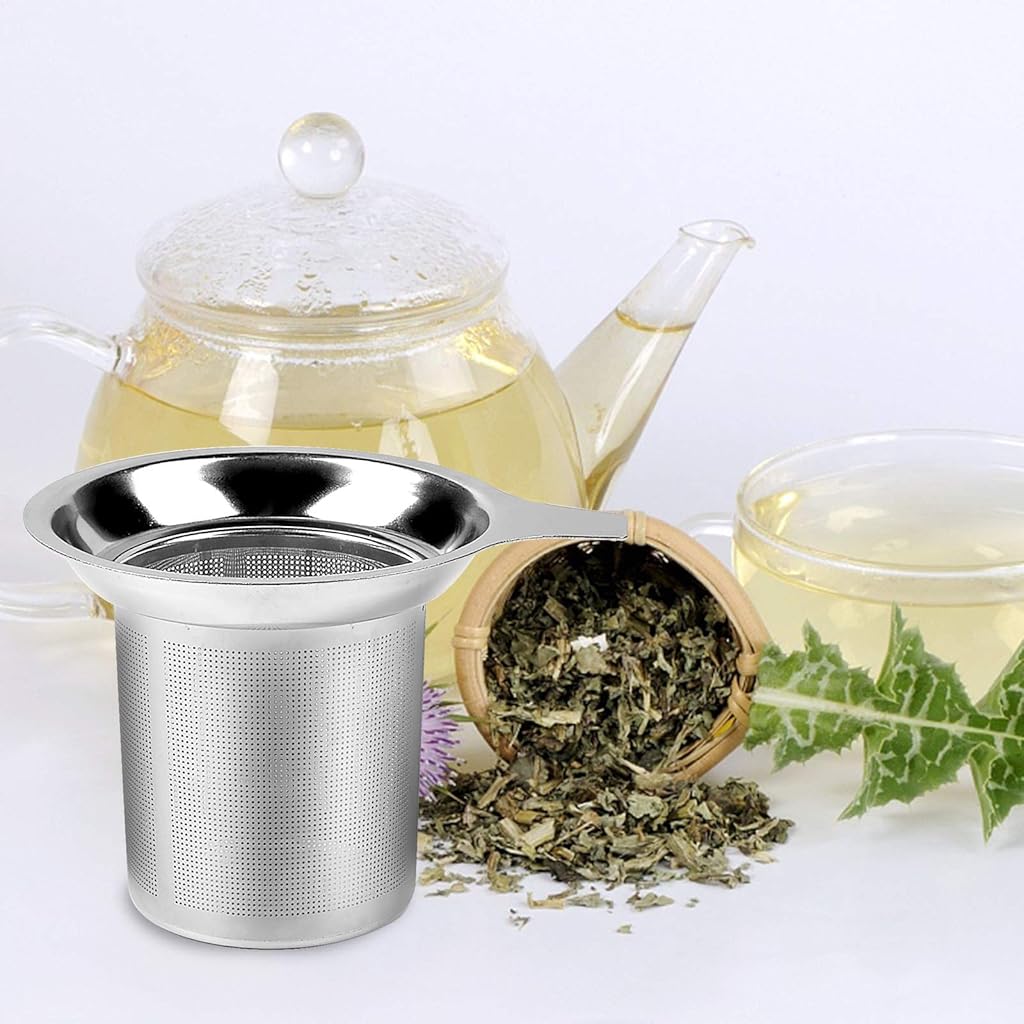 HASTHIP® Tea Strainer for Kitchen Utensils Stainless Steel Tea Stainer & Food Grade C