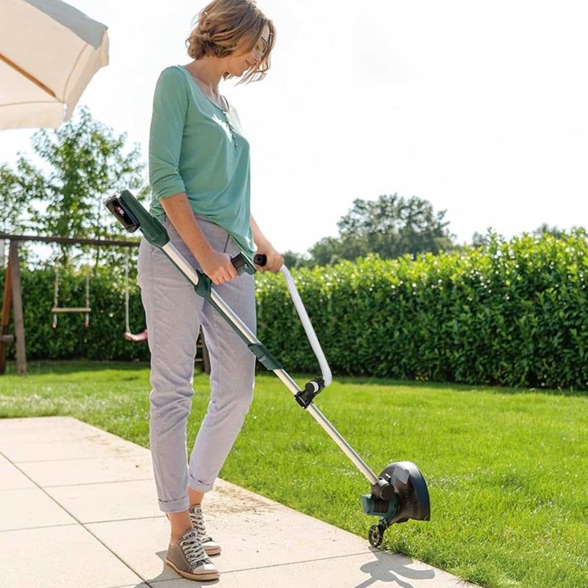 HASTHIP String Trimmer Handle for Lawn and Garden Use with Ergonomic Grip and 45CM Extension