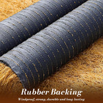 HASTHIP Artificial Thatch Trim for Tiki Hut and Roof Edging 40×100 cm | PE Straw Yellow