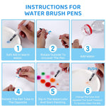 HASTHIP Watercolor Paint Set for Students and Artists with 24 Colors in Metal Box | Includes Brush Pen