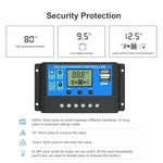 HASTHIP Solar Charge Controller for 12V 24V Lead Acid Battery with Dual USB & LCD Display | 20A Intelligent Regulator