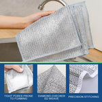 HASTHIP Wire Dish Cloth for Dishwashing 11.8 in Double Layer Metal Mesh | Pack of 20