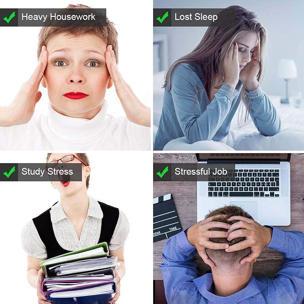 HASTHIP® Masajeador de Cabeza Manual 5 Dedos con Bolas de Acero, Masajeadora Portátil Anti Estrés para Cuero Cabelludo, Promueve la Circulación y Mejora el Sueño
