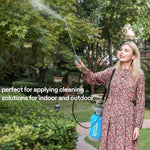 HASTHIP® 5L Gardening Water Sprayer Manual Pump Water Sprayer Long Stainless Steel Nozzle Pump Sprayer Portable Gardening Water Sprayer Bottle with Handle & Shoulder Strap