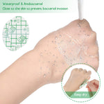 HANNEA® 60Pcs Heel Protectors Invisible Waterproof Blister Tape Self-Adhesive Foot Care Sticker Wear-Resistant Pain Relief Tape Shoes Heel Stickers Wrap to Prevent Blister Friction(4.9 x 6.9cm)