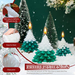HASTHIP Christmas Tree Silicone Resin Art Mold for DIY Crafts featuring 85x84mm Flexible Non Stick Design | Ideal for Soap Candle and Holiday Décor