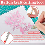 HASTHIP Precision Craft Cutter Pens with Refillable Tungsten Steel Head 6 Pack for DIY Scrapbooking