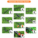 HASTHIP Slow Irrigation Fitting Kit for DIY Gardening with 240 pcs Connectors & Drippers