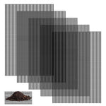 HASTHIP Flower Pot Hole Mesh Pad for Garden Drainage with 7.8 x 11.8 in Glassfiber Filter