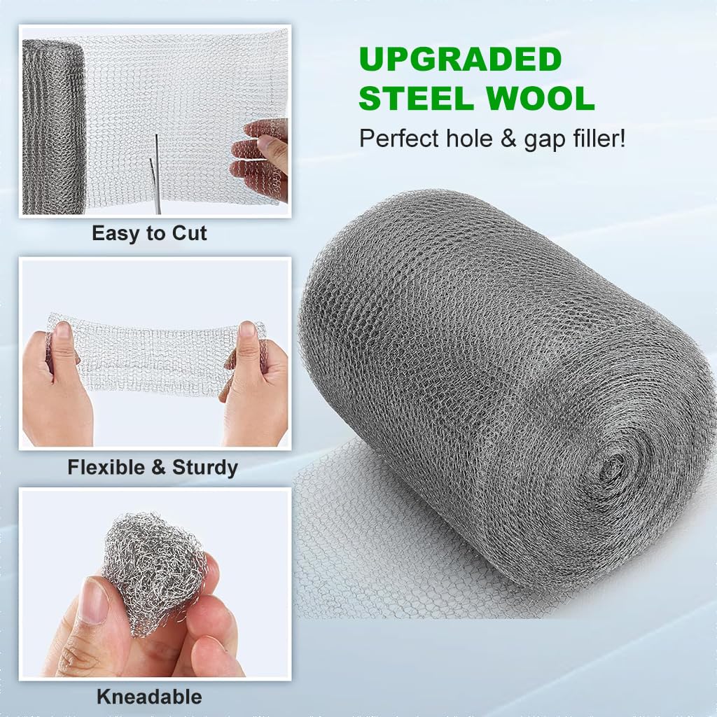 HASTHIP Stainless Steel Woven Wire Mesh for Fencing and Screening 12.7cm x 10m | Cuttable Fine Net
