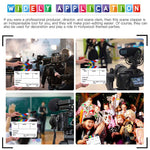 HASTHIP Clapper Board for Filmmaking with Magnetic Strips and 24 x 30cm Acrylic Design | 2 PCS Set