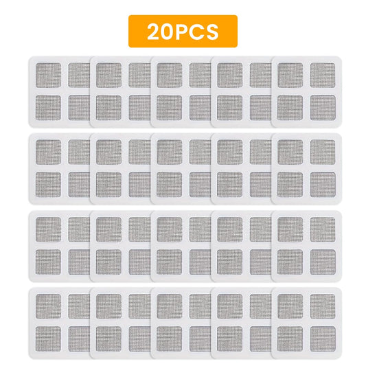 20-Pack Kitchen Sink Strainer - Disposable Shower Drain Cover Hair Catcher Shower Drain Mesh Stickers, Reusable and Versatile Drain Cover for Bathroom Laundry Bathtub Kitchen Sink, 10x10cm