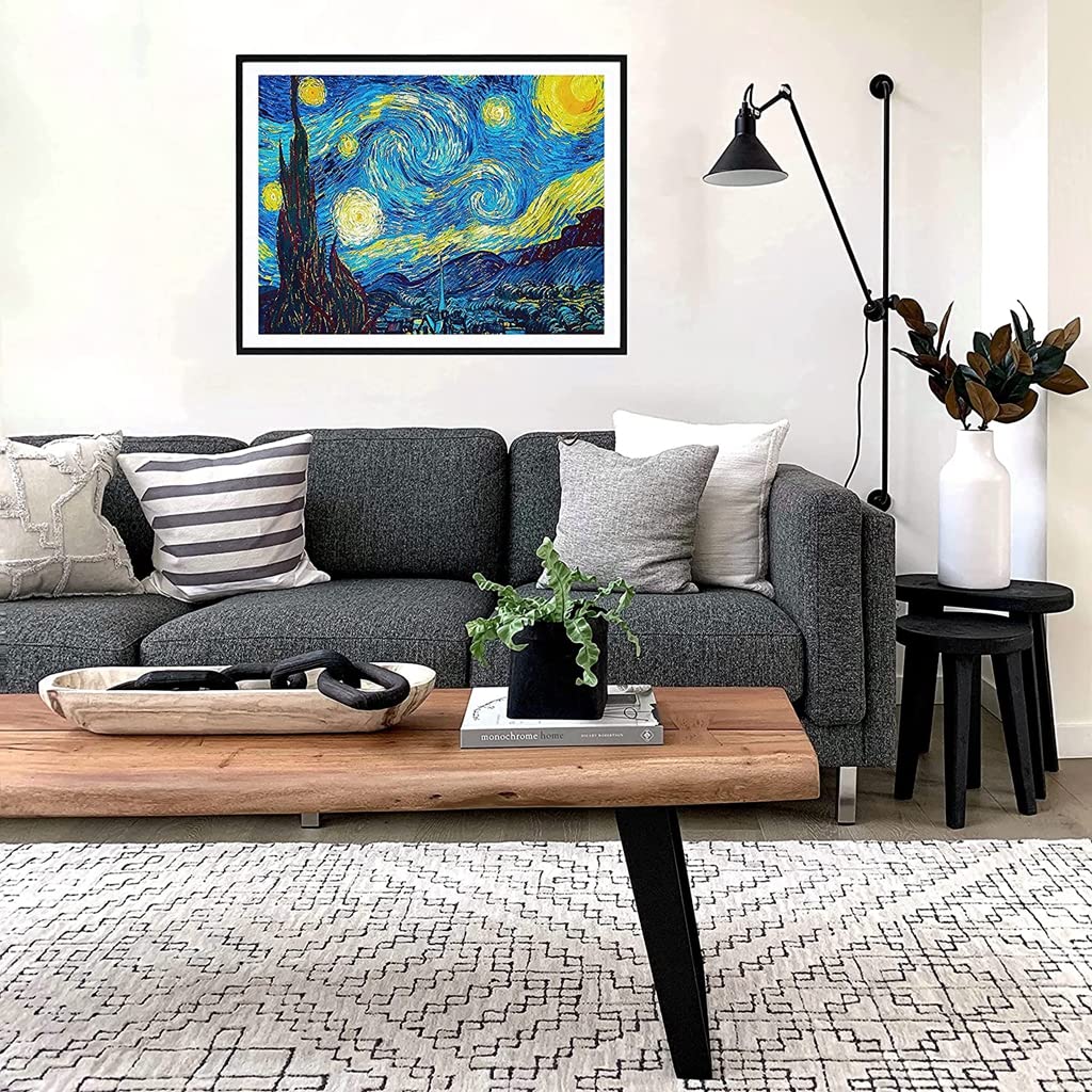HASTHIP Diamond Painting Kits for Adults with 18 Facet Rhinestones 11.8x15.8 in Canvas | DIY Full Drill Art Craft for Home Décor