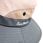 HASTHIP® Sombrero de Pescador para Mujer con Agujero para Coleta,Sombrero de Sol Plegable ala Ancha,Protección Solar UPF 50+ UV Transpirable Malla Verano Playa