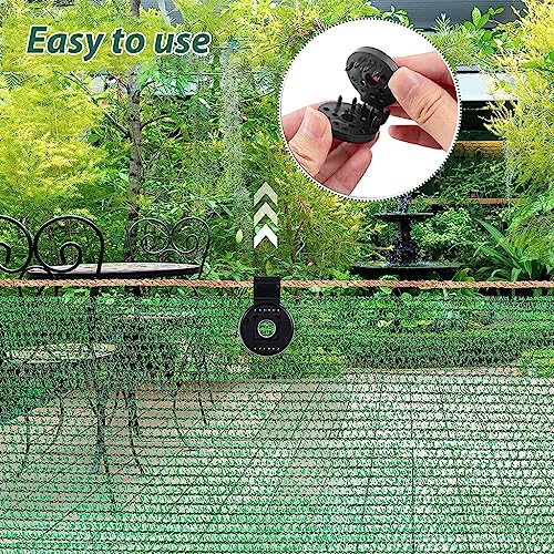 HASTHIP® Clip for Fixing Net Cover Universal Net Clips Plastic Clips for Fixing Net Sunshade Net Fixing Clip Bird Net Fixing Clips, Sunshade Tent Tarp Clips for Gardening and Agriculture - 30 Pcs