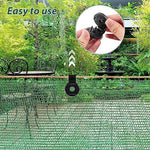 HASTHIP® Clip for Fixing Net Cover Universal Net Clips Plastic Clips for Fixing Net Sunshade Net Fixing Clip Bird Net Fixing Clips, Sunshade Tent Tarp Clips for Gardening and Agriculture - 30 Pcs