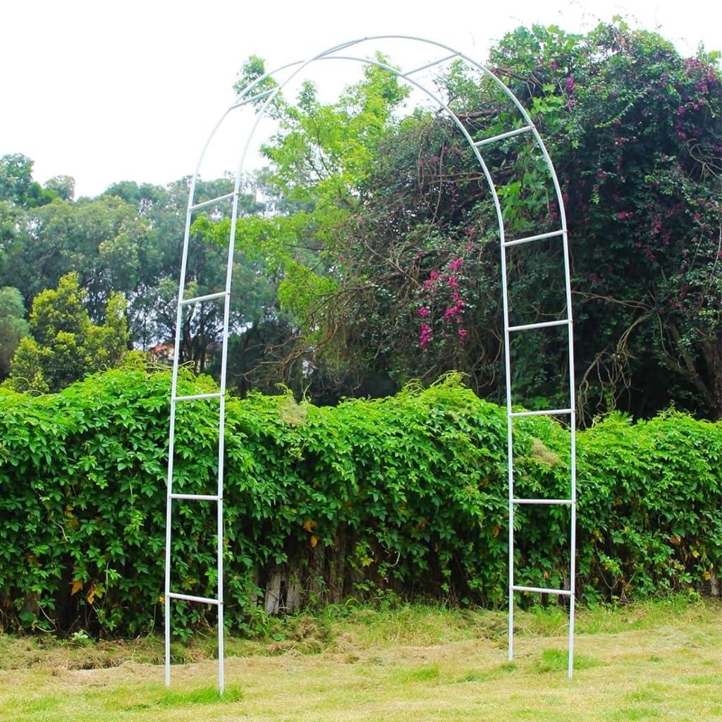 HASTHIP Flower Arch Stand for Weddings and Events with DIY Assembly Metal Frame 140x240cm