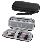 HASTHIP® CHENGBAO Estuche de Viaje para Rastrillo de Afeitar Acero Inoxidable,Funda Protectora para Safety Razor con Capacidad Navajas Doble Filo y Espejo,Ideal Barba Afeitadora Clásica Hombre