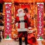 HASTHIP Christmas Decorations for Door and Wall featuring 5.9ft Hanging Banner | Oxford Cloth