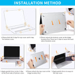 HASTHIP Laptop Case Cover for MacBook Air 13.6 Inch M4 M3 M2 featuring Snap-On Hard Shell | Scratch-Resistant PC Protection