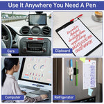 HASTHIP Silicone Pen Holder for Wall and Desk featuring Dual-Hole Design and 3Pcs Set
