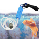 HASTHIP® Bomba de Aire Acuario Silenciosa y Portátil USB con Piedra de Aire y Manguera - Bomba Oxígeno Bajo Consumo para Peceras Viajes