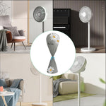 HASTHIP Floor Fan Dust Cover for 55 in Fans with Elastic Hem and Waterproof PEVA | Full Protection