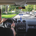 HASTHIP Door Hanging Bell for Home Decor featuring Dual Bells and Hollow Heart Evil Eye Charm