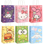 HASTHIP Paper Gift Bags for Parties and Return Gifts featuring 24 Sanrio Prints | Eco Paper