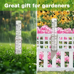 HASTHIP Rain Gauge for Weather Monitoring and Farming with 12cm Cylinder and Metal Wall Mount