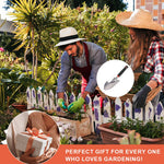 HASTHIP Garden Hand Shovel for Digging and Planting with Anti-Slip Ergonomic Handle | 12 in Rust-Resistant Stainless Steel Tool