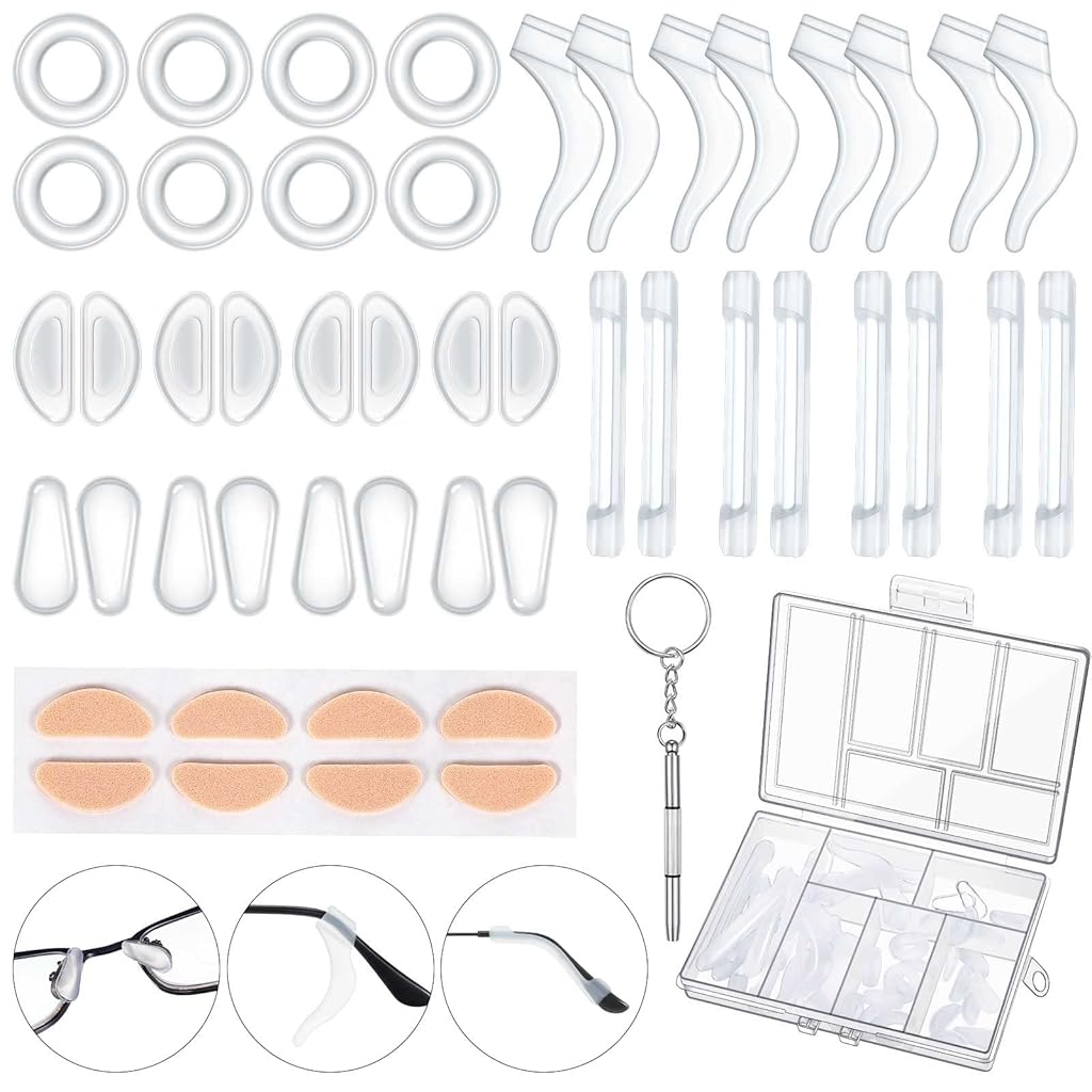 HASTHIP® Juego de 50 retenedores para gafas