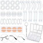 HASTHIP® Juego de 50 retenedores para gafas