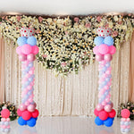 HASTHIP Balloon Column Stand Kit for Party Decorations featuring 6.5 ft Retractable Metal Pole